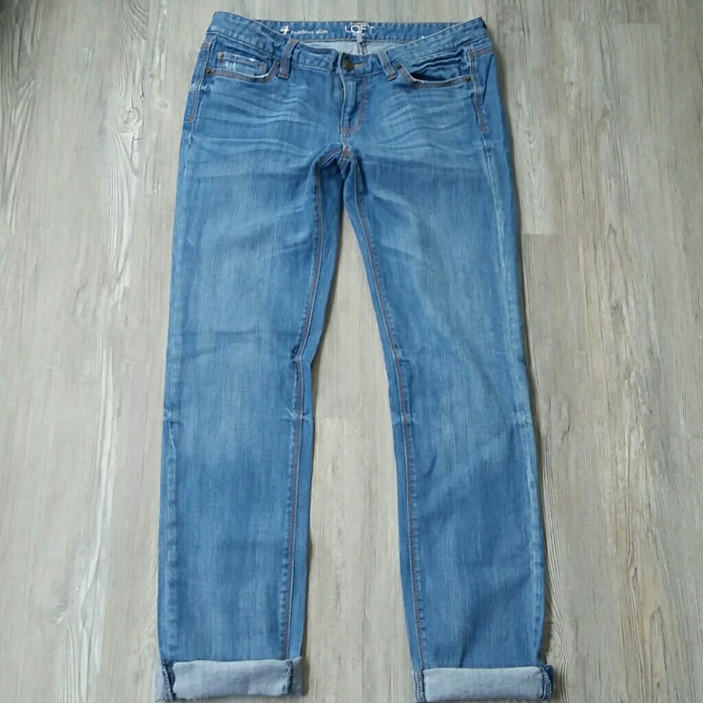 Loft modern slim denim jeans - Picture 4 of 8